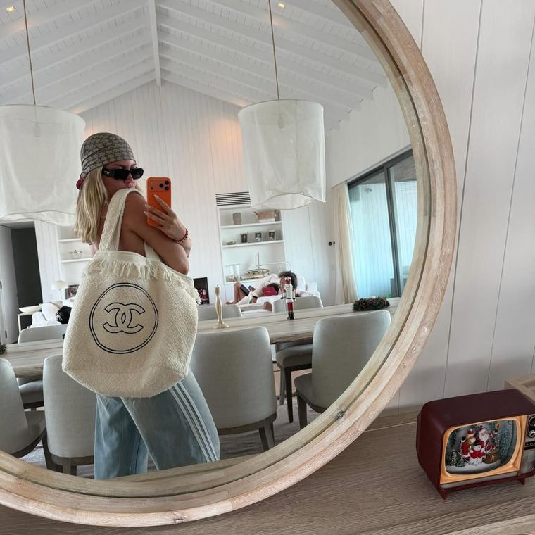 Wanda en la previa al Año Nuevo. Wanda en la previa al Año Nuevo.