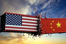USA vs China, un escenario habitual. Foto: Shutterstock.