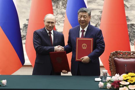 Vladimir Putin y Xi Jinping, Rusia y China son naciones amigas. Foto Efe Vladimir Putin y Xi Jinping, Rusia y China son naciones amigas. Foto Efe