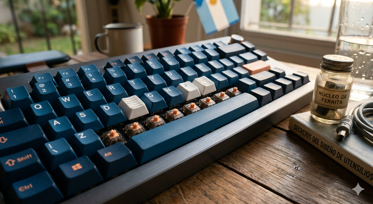 El orden del teclado. Fuente: IA Gemini.