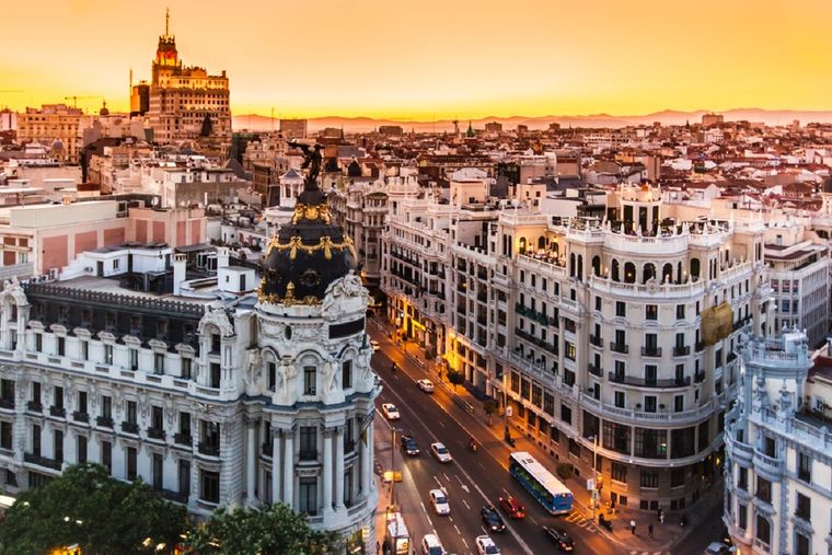Madrid es la ciudad de Europa favorita de los latinos que quieren emprender negocios Foto: Shutterstock