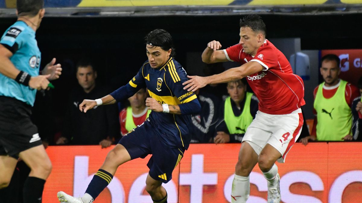 Boca e Independiente empataron 1-1 en un clásico picante en la Bombonera