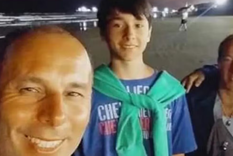 Nicolás Riccardi y su familia Foto: Facebook