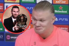 A Haaland lo compararon con Messi y Ronaldo y su respuesta fue tajante. Foto: Captura video