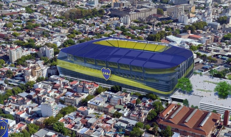 El plan para la ampliación de la Bombonera Foto: Archivo