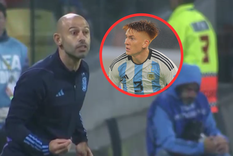 Mascherano se enojó con Barco en el triunfo de Argentina ante Uzbekistán Foto: TyC Sports Mascherano se enojó con Barco en el triunfo de Argentina ante Uzbekistán Foto: TyC Sports