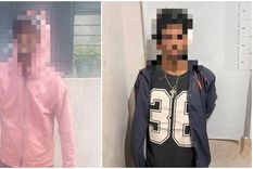 Los sujetos detenidos por los robos en Ciudad de Mendoza y Maipú.&nbsp;