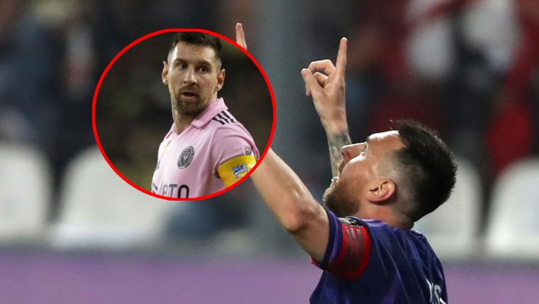 Messi se refirió a su largo parate en Inter Miami Foto: EFE