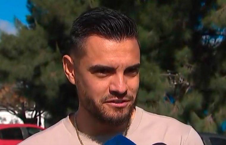 Sergio Romero Chiquito se entrenó en Racing.