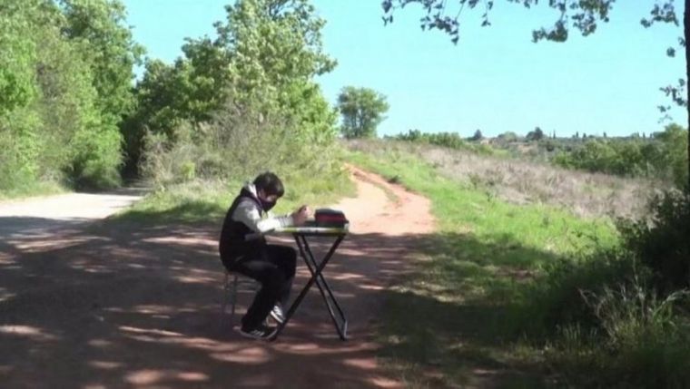 Su madre compartió la foto en las redes y no tardó en viralizarse