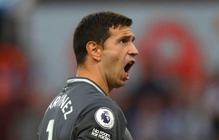 Emiliano Martínez El arquero fue la figura de Aston Villa en el empate ante Manchester City.