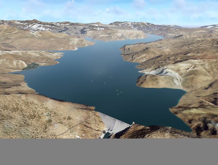 La denuncia es por los fondos de la megaobra de Portezuelo del Viento Foto: Prensa Gobierno de Mendoza