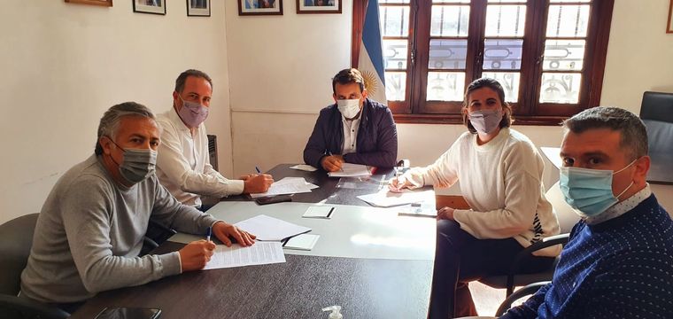 Alfredo Cornejo, Ernesto Mancinelli, Tadeo García Zalazar y Silvina Anfuso