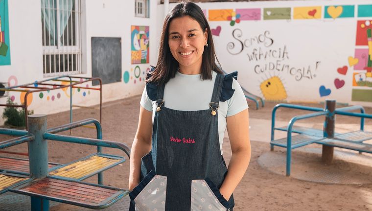 Sabrina Agüero es la docente destacada en 2024 por Mendoza Foto: Santiago Tagua/MDZ