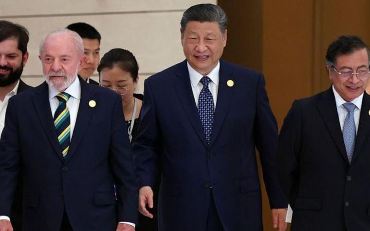 3 anuncios de Xi Jinping sobre AL durante la visita de Boric, Petro y Lula a China. Foto: BBC.