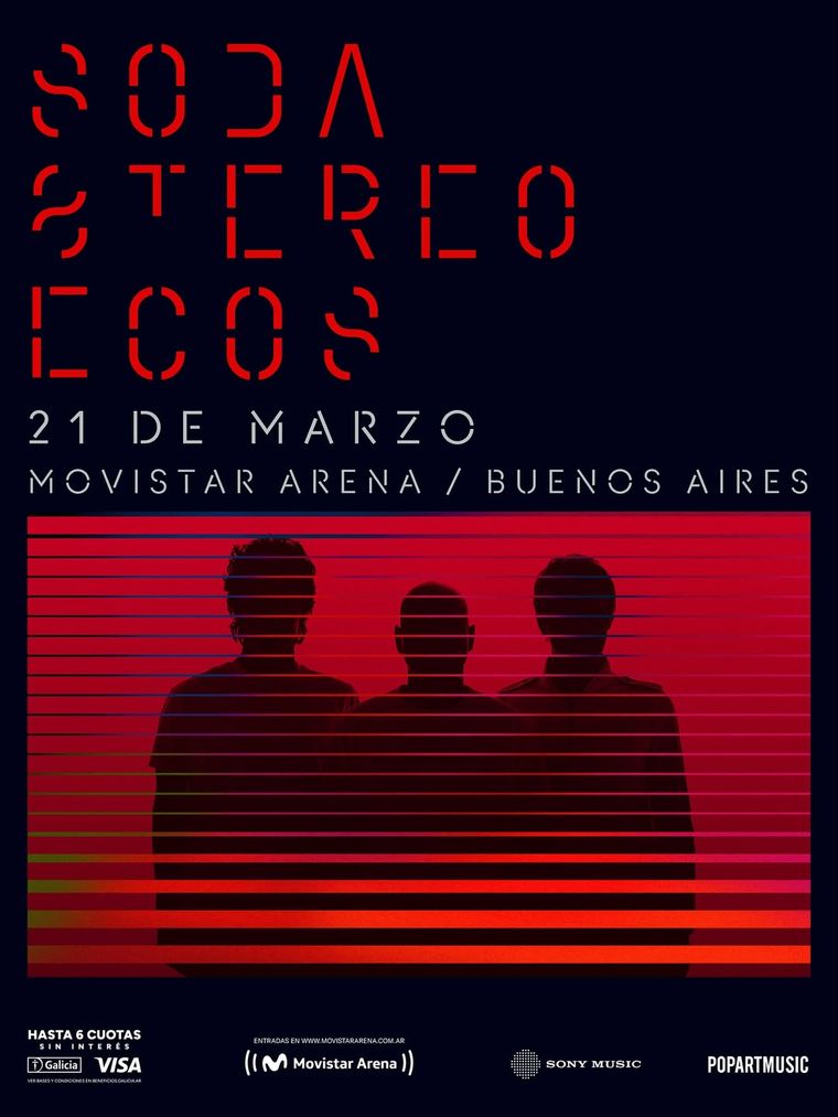 Soda Stereo anunció su vuelta. Foto: Instagram/ @sodastereo. 