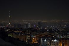 Vista general de la ciudad de Irán que fue atacada por Israel Foto: EFE