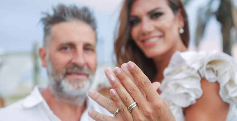 Pablo Goycochea y Flor de la V Foto: Big Bang News