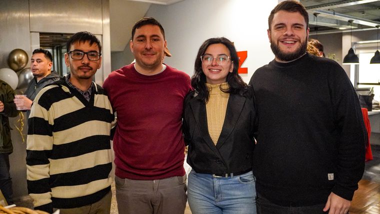 Danilo Montiel, Fernando Correa, Victoria Bellesi y Mayid Anis. Danilo Montiel, Fernando Correa, Victoria Bellesi y Mayid Anis.