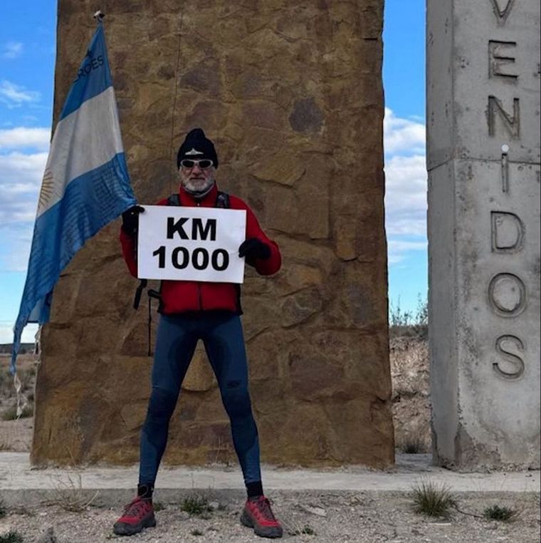 Tibaldi inició su travesía desde la Base Naval Mar del Plata, donde el ARA San Juan tenía su apostadero natural. Foto: Instagram @guillermo_tibaldi