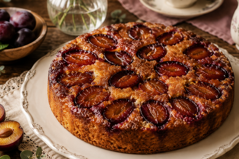 Una de las recetas más deliciosa de pastel de ciruelas sin azúcar Una de las recetas más deliciosa de pastel de ciruelas sin azúcar