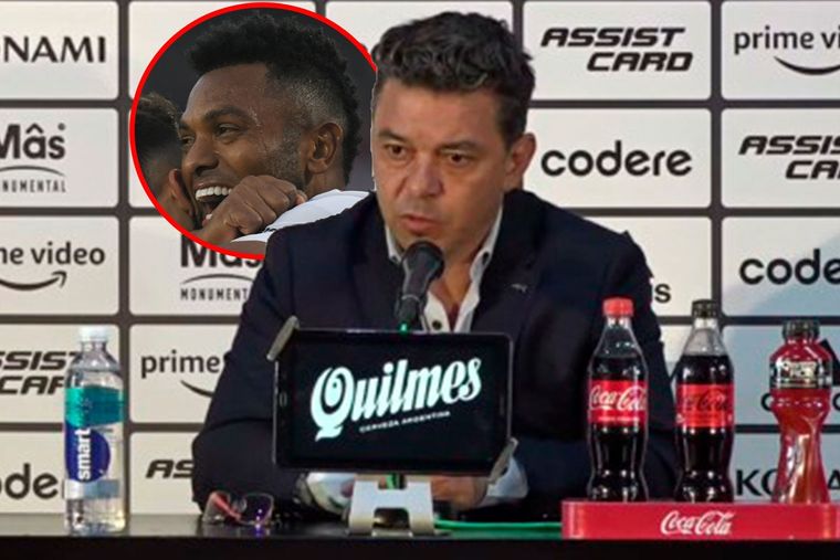 Gallardo explicó su elección de poner a Borja como titular en la victoria de River.