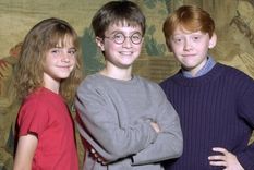 Foto: GETTY IMAGES. Emma Watson, Daniel Radcliffe y Rupert Grint fueron las principales estrellas de toda la franquicia cinematográfica.