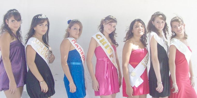 Las reinas del Carnaval de Antaño.