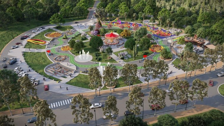 Remodelarán la zona del Parque en donde está la calesita.&nbsp;