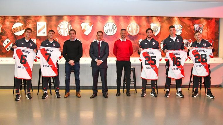 Otro refuerzo que trajo Demichelis deja River. Foto: @RiverPlate