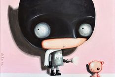 En algunos ratos libres e incluso en los distintos trabajos en tecnología fui dejando mi impronta con caricaturas de compañeros y jefes. Foto: Nico da Rocha.