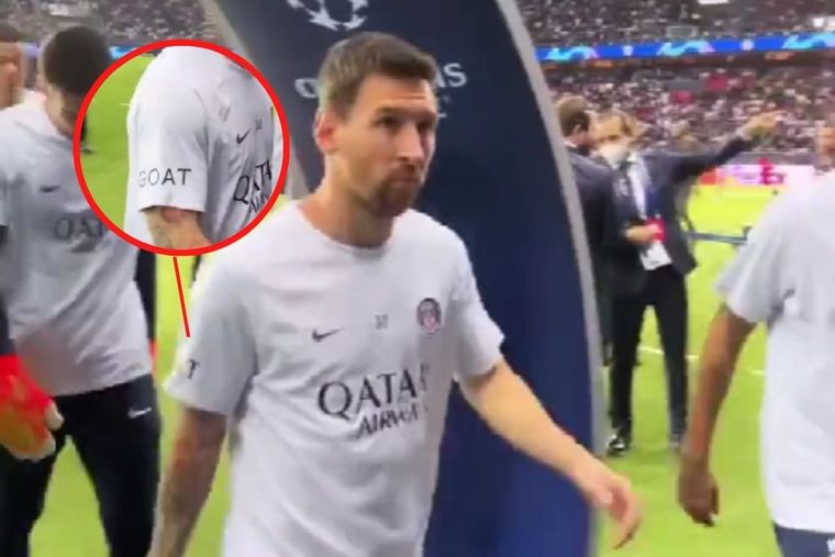 El detalle de la camiseta de Messi en el PSG: ¿qué dice?
