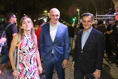 José Luis Espert junto a Luis Rosales y Mercedes Llano Foto: Maximiliano Ríos / MDZ