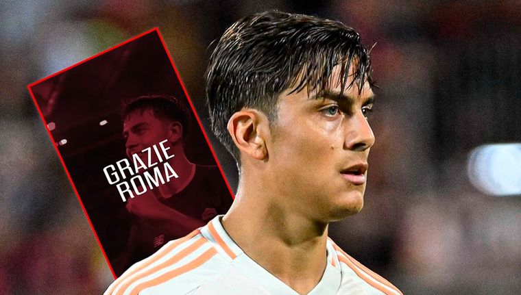 Dybala compartió un emotivo mensaje para los fans de la Roma. Foto: @paulodybala