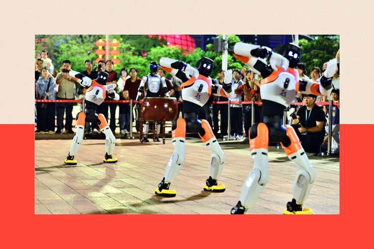 Los robots de artes marciales se han utilizado con gran eficacia para mostrar la tecnología china.