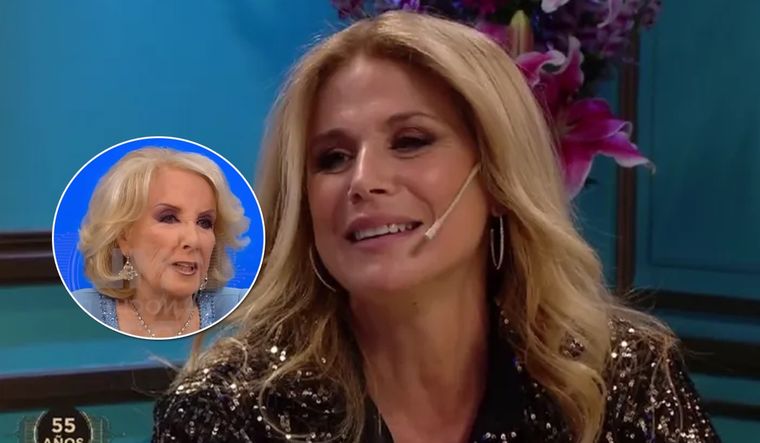 Flavia Palmiero recordó el mangazo que le hizo Mirtha Legrand Foto: Captura TV
