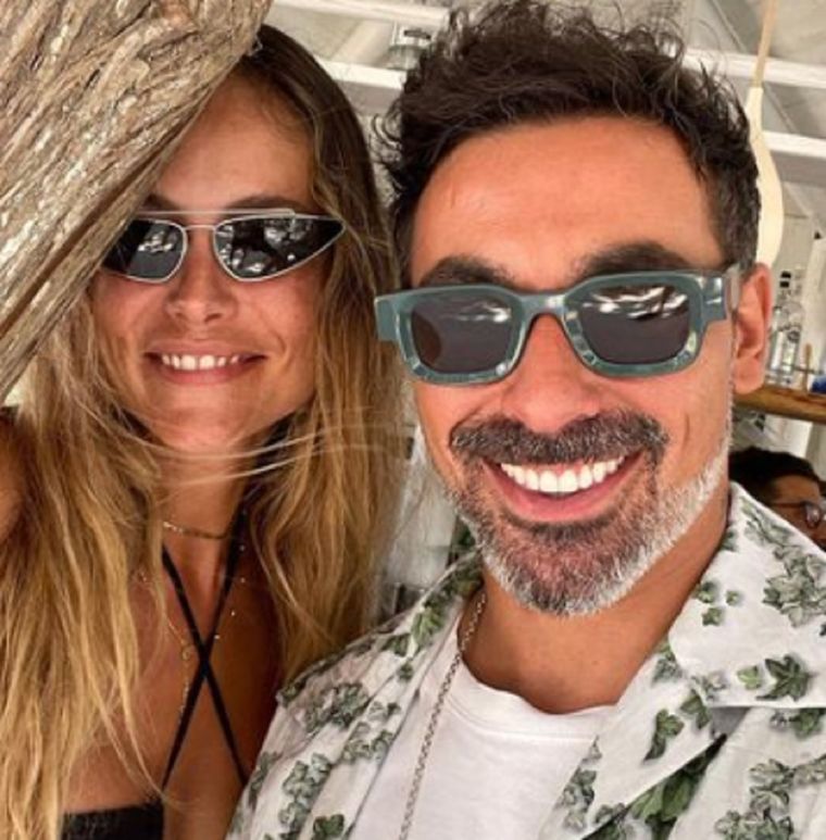 El Pocho Lavezzi y Natalia Borges Foto: Instagram