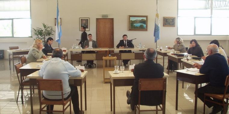 Concejo Deliberante en sesión.