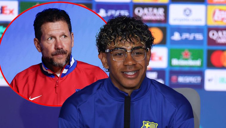 Lamine Yamal desafió al Cholo Simeone.