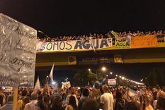 la marcha antiminera recorrio la ruta 40 y llego al gran mendoza