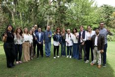 Cristina Kirchner en un encuentro el fin de semana con los parlamentarios del Mercosur de Parlasur Unión por la Patria. Foto: X | @marisafassi Cristina Kirchner en un encuentro el fin de semana con los parlamentarios del Mercosur de Parlasur Unión por la Patria. Foto: X | @marisafassi