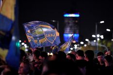 Los hinchas de Boca fueron al Obelisco a pesar de la derrota Foto: Télam