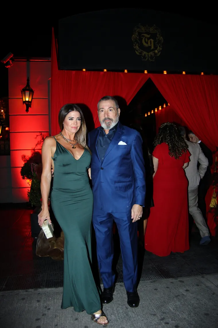 Daniel Vila y Pamela David en el festejo de boda de Juan Cruz Ávila y María Guastavino. Daniel Vila y Pamela David en el festejo de boda de Juan Cruz Ávila y María Guastavino.