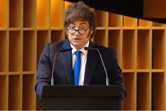 Javier Milei dio un discurso en Corporación América.&nbsp;