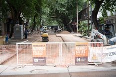 Continúan los trabajos en calle General Paz, ahora en un nuevo tramo Foto: Ciudad de Mendoza