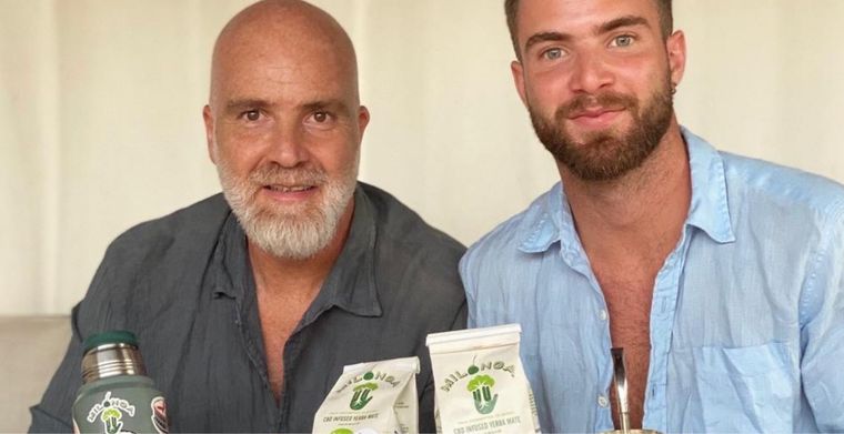 El paquete cuesta 19,75 dólares, y contiene 350 gramos de yerba mate, 300 miligramos de CBD.Foto: milongamate.com
