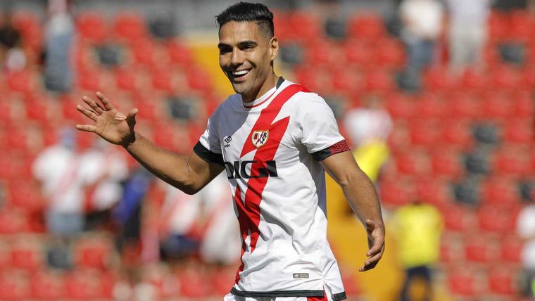 Falcao mantiene el deseo de volver a River. Foto: @RayoVallecano