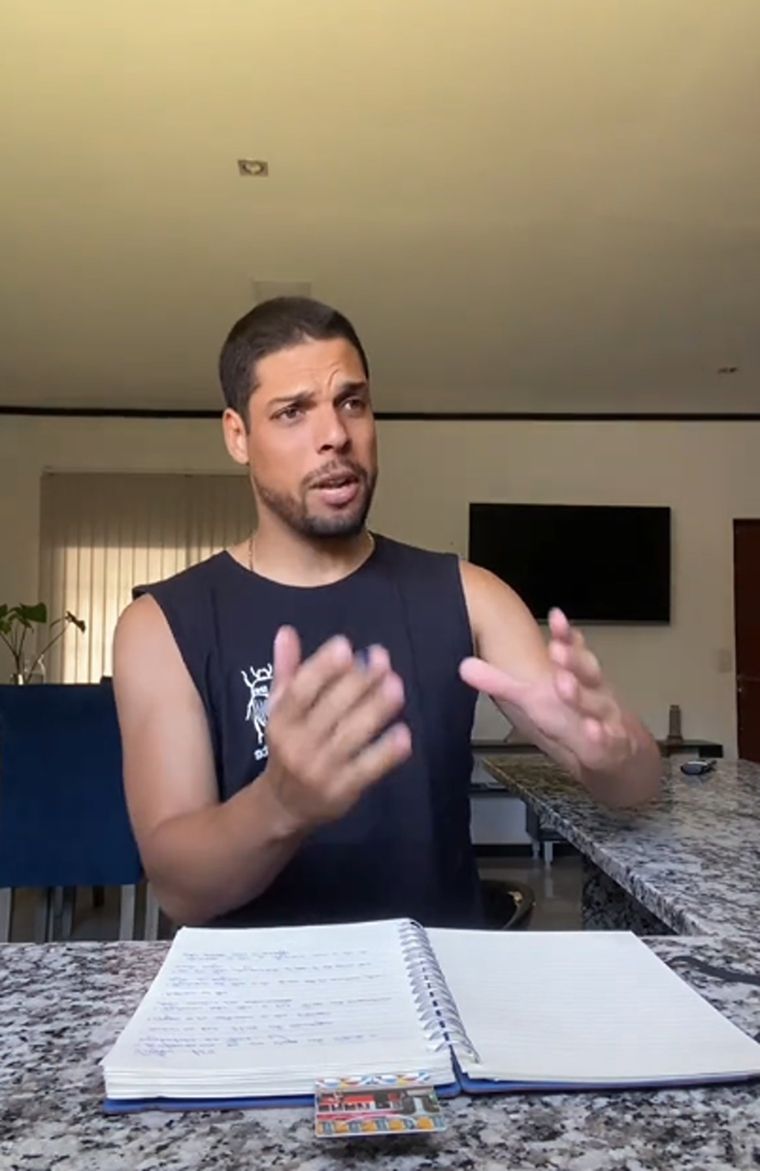 Viniciuz Scofield contó la odisea que vivió. Foto: Captura de video