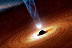 Los agujeros negros, pura fascinación. Foto: Efe.