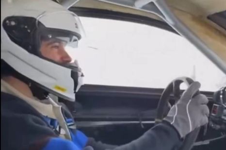 Franco Colapinto a bordo del kartcross de 600 cc en Andorra este sábado por la mañana.&nbsp;